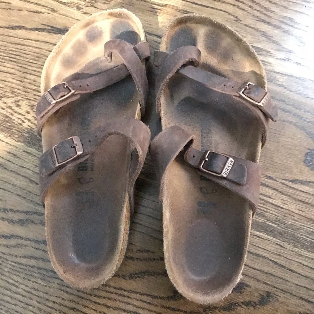 Birkenstock Size 38 Mayari Oiled Leather